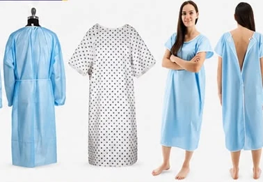 Patient gowns